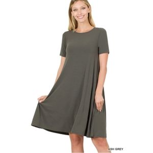 ZENANA PREMIUM SHIRT DRESS